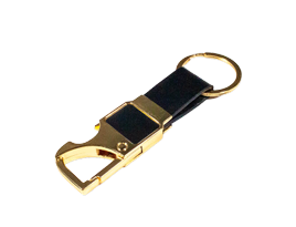 Hook Metal Plate Keychain