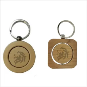 Wooden Rotating Keychains
