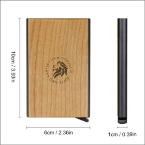 Solid Wood Wooden Visiting Card Holder