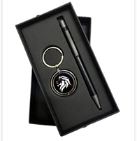 Round Keychain, Pen